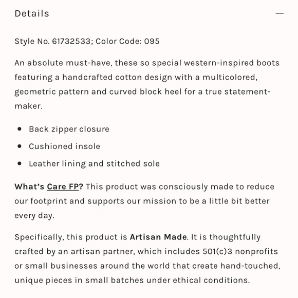 NIB Free People Mosaic Western Boots - Picture 6 of 6